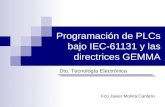 Programación de PLCs bajo IEC-61131 y las directrices GEMMA