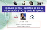 Impacto de las Tecnologías de la Información (TIC’s) en la Empresa