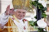 Benedicto XVI en España 6 y 7 de noviembre de 2010