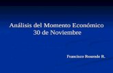 Análisis del Momento Económico  30 de Noviembre
