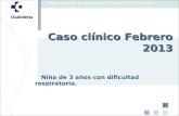 Caso clínico Febrero 2013