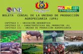 BOLETA  CENSAL DE LA UNIDAD DE PRODUCCIÓN  AGROPECUARIA (UPA)