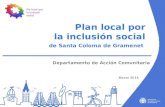Plan local por  la inclusión social  de Santa Coloma de Gramenet