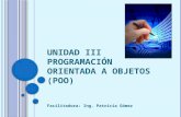 Unidad III Programación Orientada a Objetos (POO)