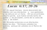 Lucas 6:17, 20 - 26