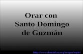 Orar con  Santo Domingo de Guzmán
