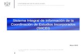 Sistema Integral de Información de la Coordinación de Estudios Incorporados (SIICEI)