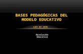 Bases pedagógicas del modelo educativo