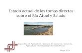Estado actual de las tomas directas sobre el Río  Atuel  y Salado