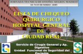 LISTA DE CHEQUEO QUIRURGICO  HOSPITAL GENERAL  DE  CIUDAD REAL