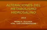 ALTERACIONES DEL METABOLISMO HIDROSALINO