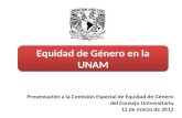 Equidad de Género en la UNAM