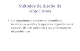 Métodos de diseño de Algoritmos