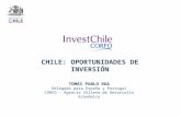 TOMÁS PABLO ROA Delegado para España y Portugal CORFO - Agencia Chilena de Desarrollo Económico
