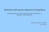 Reforma del sector salud en Costa Rica