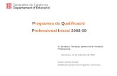 P rogrames de  Q ualificació  P rofessional  I nicial  2008-09