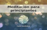 Meditaci³n para principiantes