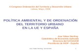 II Congreso Ordenación del Territorio y Desarrollo Urbano Lisboa, Mayo, 2006