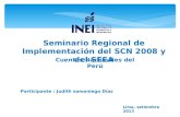 Seminario Regional de Implementación del SCN 2008 y del SEEA