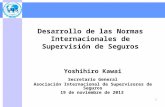 Desarrollo de las Normas Internacionales de Supervisión de Seguros