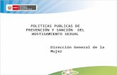 POLITICAS PUBLICAS DE PREVENCIÓN Y SANCIÓN  DEL HOSTIGAMIENTO SEXUAL