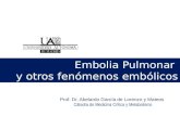 Embolia Pulmonar  y otros fenómenos embólicos
