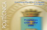 Programas OTRI- UPM 2006