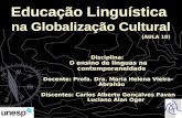Educação Linguística  na Globalização Cultural