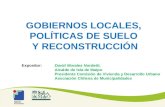 Gobiernos locales,  políticas de suelo  y reconstrucción