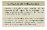 Definición de Antropología