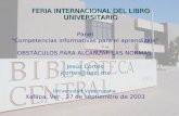 FERIA INTERNACIONAL DEL LIBRO UNIVERSITARIO