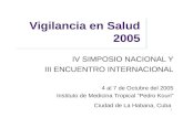 Vigilancia en Salud 2005