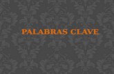 PALABRAS CLAVE .