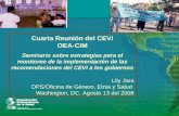 Cuarta Reunión del CEVI OEA-CIM