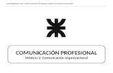 COMUNICACIÓN PROFESIONAL Módulo 2: Comunicación organizacional