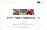 Tecnologías Ambientales (TA) Módulo S14 Componente A S14-A1:  Gestión ambiental en empresas