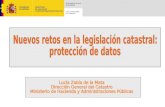 Nuevos retos en la legislación catastral:  protección de datos