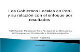 Los Gobiernos Locales en Perú y su relación con el enfoque por resultados