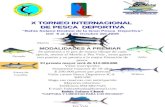 X  TORNEO  INTERNACIONAL DE PESCA  DEPORTIVA “Bahía Solano Destino de la Gran Pesca  Deportiva”