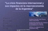 "La crisis financiera internacional y sus impactos en la  m acroeconomía de la Argentina ”