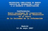 UNIVERSIDAD COMPLUTENSE DE MADRID SERVICIO DE INFORMACIÓN Y APOYO  A LA DOCENCIA E INVESTIGACIÓN