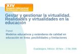Gestar y gestionar la virtualidad. Realidades y virtualidades en la educación