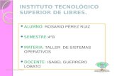 INSTITUTO TECNOLÓGICO SUPERIOR DE LIBRES.
