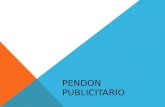 PENDON PUBLICITARIO