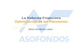 La Reforma Financiera Optimización de las Pensiones