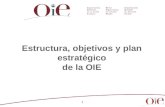 Estructura, objetivos y plan estratégico de la OIE