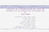 Comisión de Fundamentación del Plan de estudios de la carrera de Psicología de la  FESI-UNAM