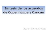 Síntesis de los acuerdos de Copenhague y Cancún