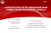 CONSTRUCCIÓN DE UN AEROGENERADOR CASERO DE EJE HORIZONTAL TRIPALA