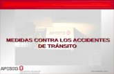 MEDIDAS CONTRA LOS ACCIDENTES DE TRÁNSITO